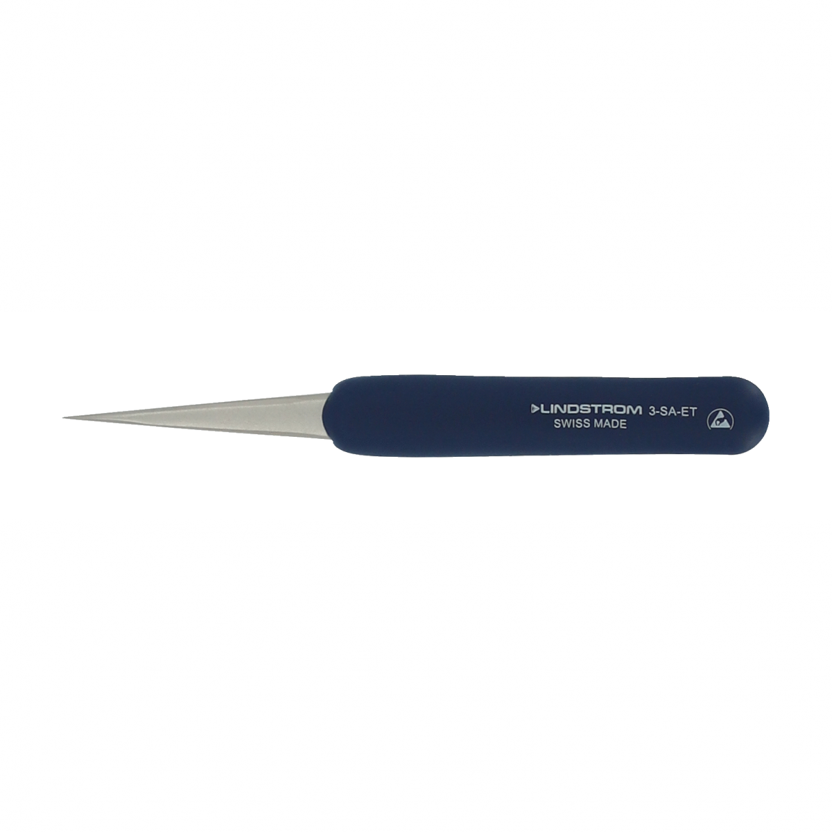 Lindström 不鏽鋼 ESD 安全人體工學鑷子 3 型，附尖頭和細尖 TL3-SA-ET - 商品圖 2